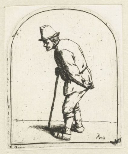 Hunchbacked peasant