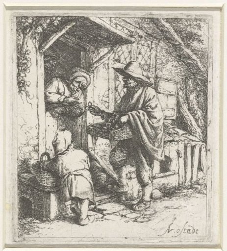 Spectacle Seller with an Old Woman