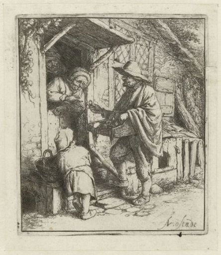 Spectacle Seller with an Old Woman