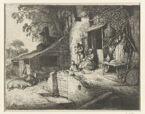 Woman Spinning in Front of a House