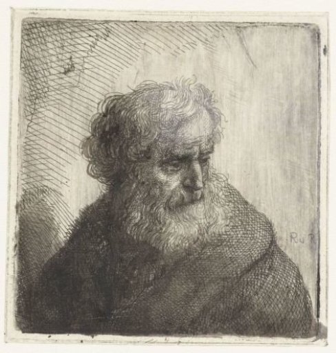 Bust of an old man