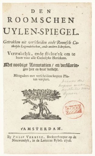 Title Page of The Roman Uilenspiegel