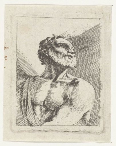 Bust of a Man with a Bare Shoulder