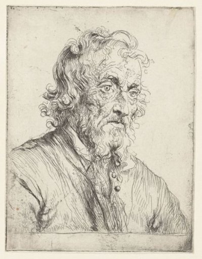 Bust of an old man