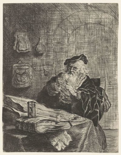 Man with a penknife
