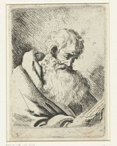 Old man reading