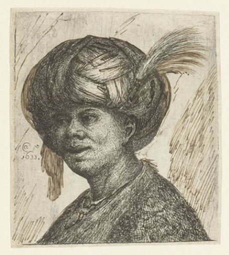 Bust of a king with turban