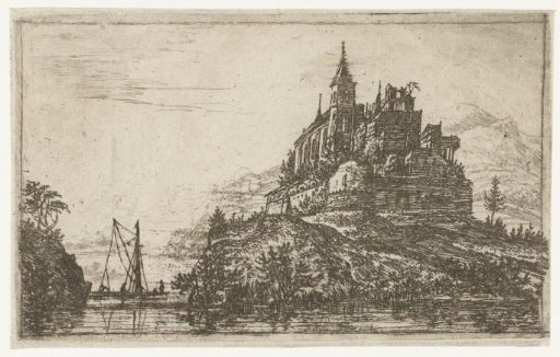 Landscape with a River and a Castle on a Hill