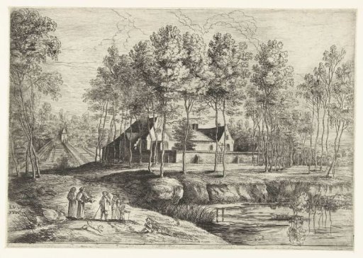 View of the Capuchin monastery at Tervuren
