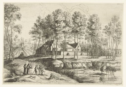 View of the Capuchin monastery at Tervuren