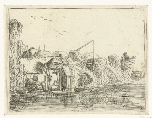 Brewery on the bank of a river