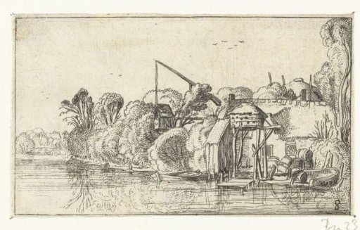Brewery on the bank of a river