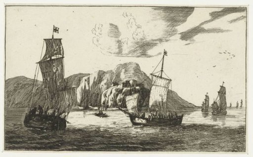Fishing Boats in a Bay