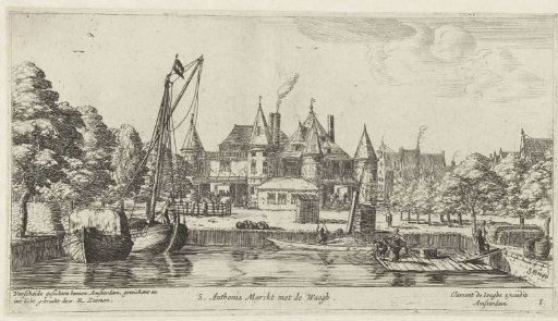 Sint Antoniesmarkt with the Weigh House