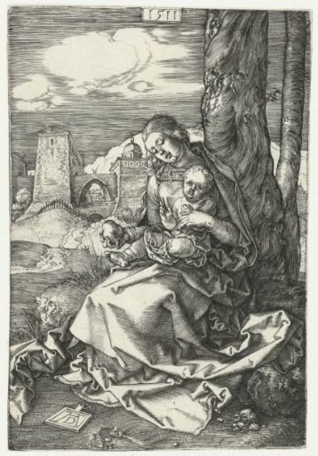 Mary with Child and a Pear