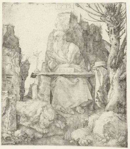 Saint Jerome in the wilderness