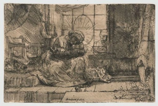 The Virgin and Child with the cat and the snake