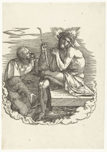 Christ as Man of Sorrows, mocked by a soldier