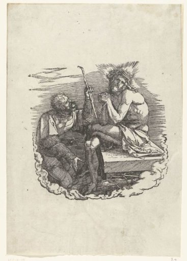 Christ as Man of Sorrows, mocked by a soldier