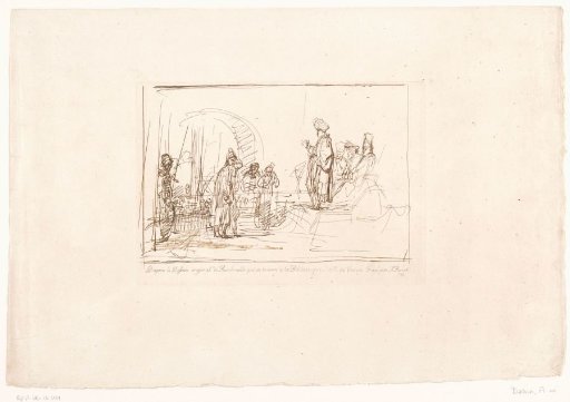 The accused brought before his judges