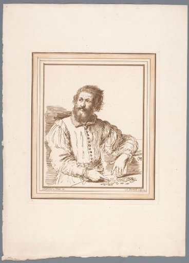 Man with a Beard before a Table with Coins