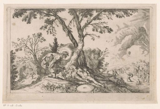 Apollo mourns the death of Hyacinthus