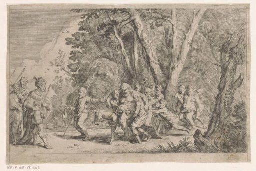 Silenus brought before King Midas