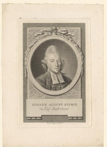 Portrait of Johann August Starck