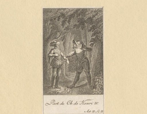 Henry IV and Michau in the Forest of Sénart