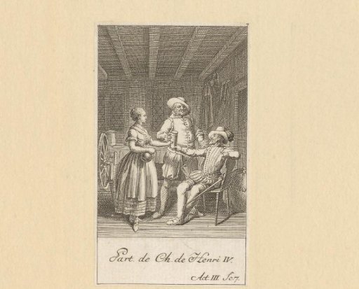 Henry IV, Catau and Michau Drink Cider