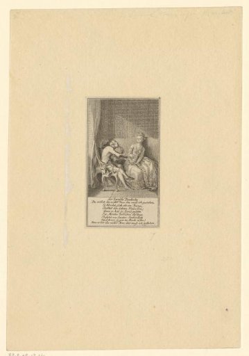 Woman reacting dismissively to the advances of a man