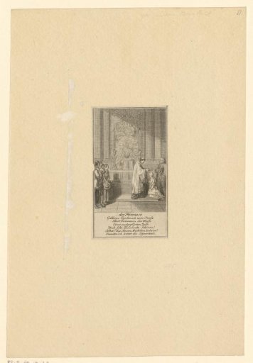 Ceremony in a French church