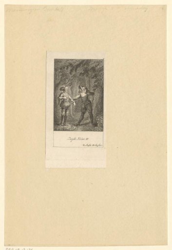 Henry IV and Michau in the forest of Sénart