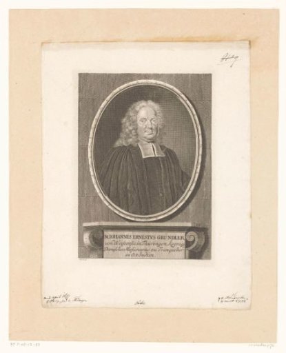 Portrait of Johann Ernst Gründler
