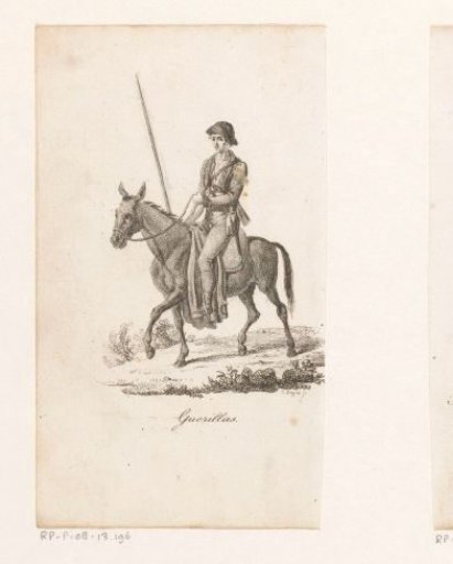 Spanish Guerrilla Warrior on Horseback