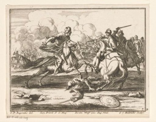 Cavalry fight against the Ottomans