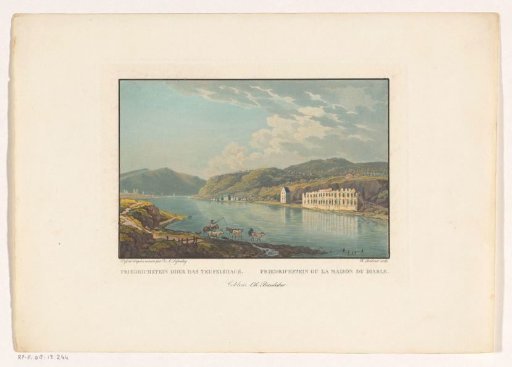 View of the ruins of Friedrichstein