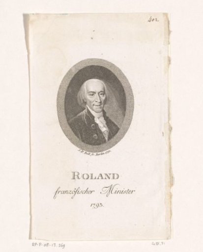 Portrait of Jean-Marie Roland de La Platière