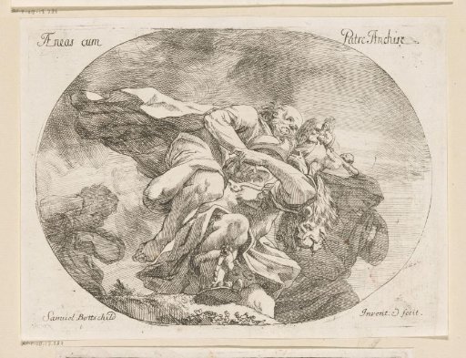 Aeneas carries his father Anchises on his back