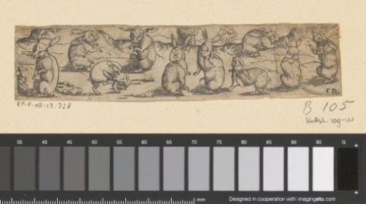 Frisian with Rabbits