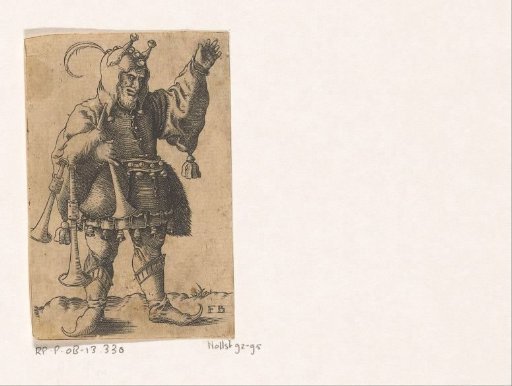 Jester with a Bagpipe
