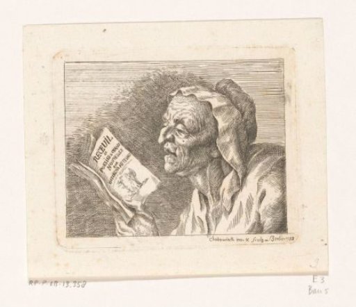 Bust of a Singing Old Woman