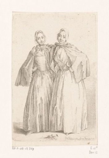 Two Standing Ladies (Demoiselles Quantin)