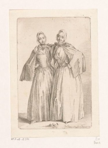 Two Standing Ladies (Demoiselles Quantin)