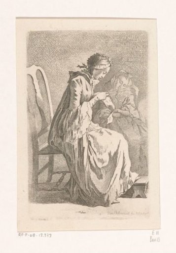 Two Sitting Ladies