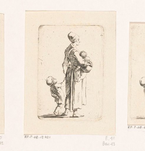 Woman with Two Children