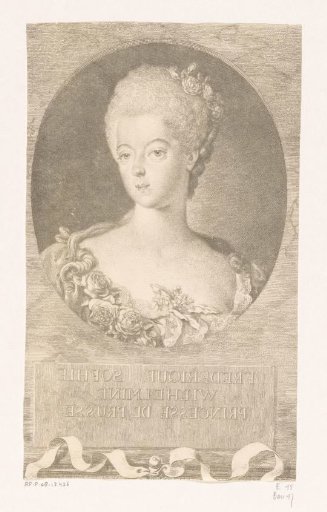 Portrait of Wilhelmina of Prussia