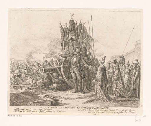 Prince Golitsyn with Captured Turkish Women before the Fortress of Chotyn, 1769
