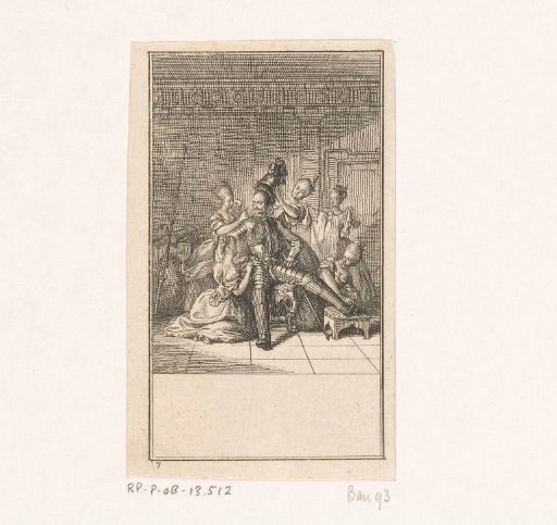 Don Quixote and the six women