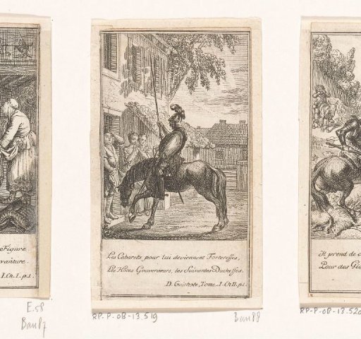 Don Quixote before the inn
